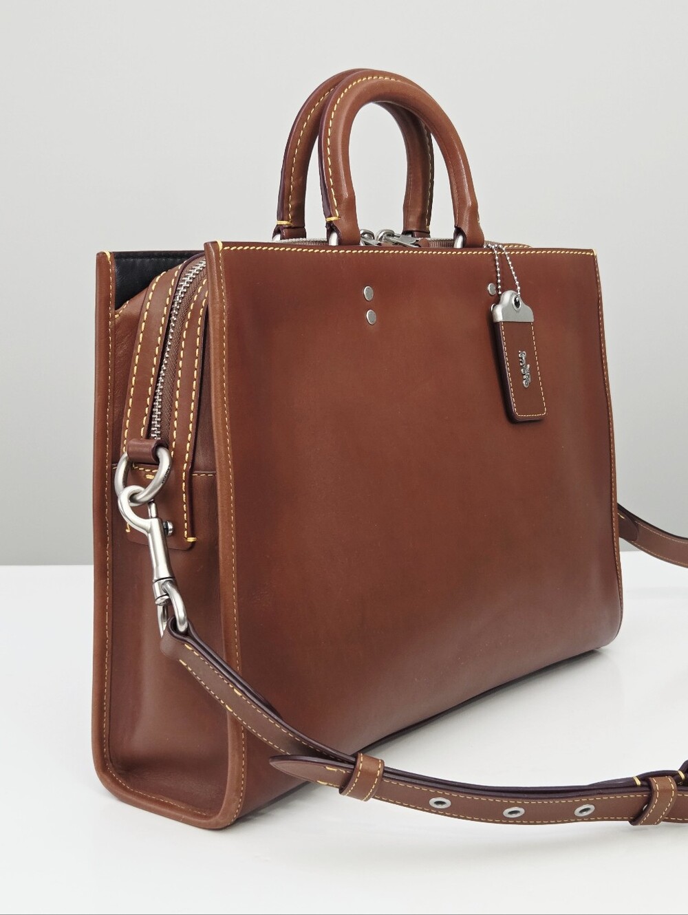 EXCELLENT COACH ROGUE BRIEF BRIEFCASE LAPTOP BAG 11647 - Picture 9 of 15
